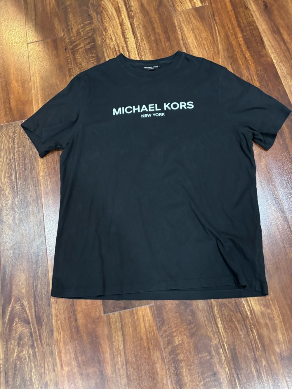 Michael Kors Black Logo Crewneck T-Shirt